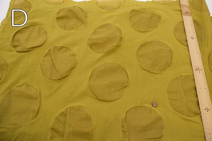Cotton Nobility Ripple Fabric - Dot pattern - nomura tailor