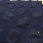Cotton Nobility Ripple Fabric - Dot pattern - nomura tailor