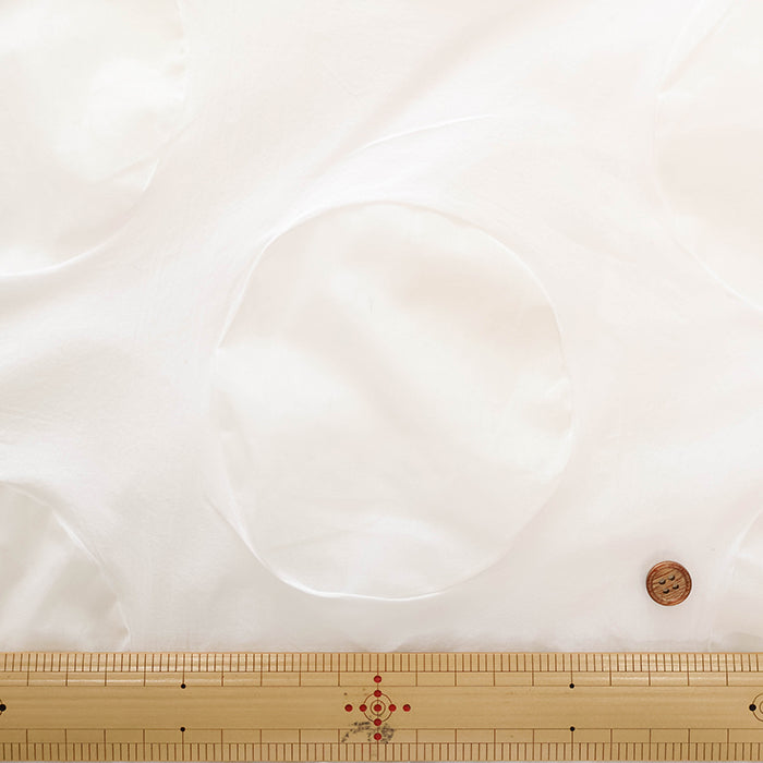 Cotton Nobility Ripple Fabric - Dot pattern - nomura tailor