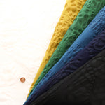 Cotton Nobility Ripple Fabric - Leaf pattern - nomura tailor