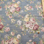 C/L Canvas Printed Fabric Rococo-style English Flowers - nomura tailor