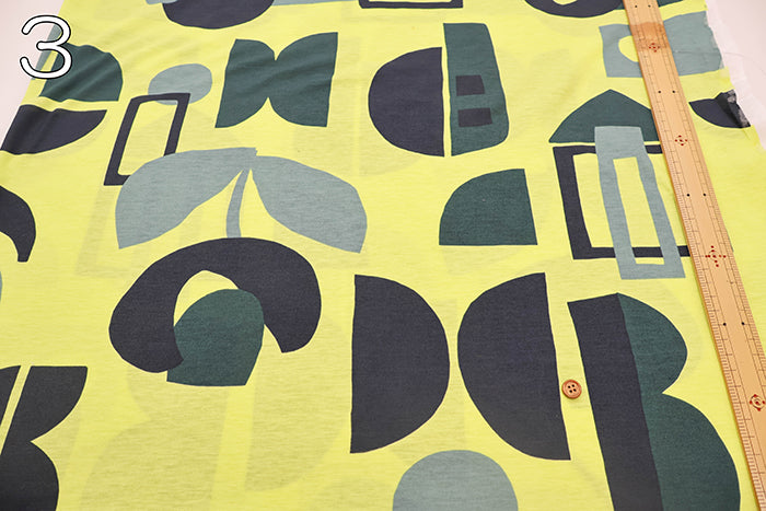 SZ Jersey Supima Cotton Printed Fabric - Motif - nomura tailor