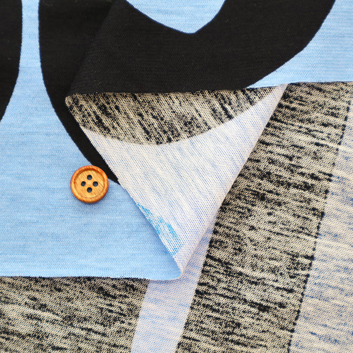 SZ Jersey Supima Cotton Printed Fabric - Motif - nomura tailor