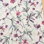 Cotton high-twisted SZ jersey printed fabric Flora - nomura tailor