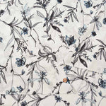 Cotton high-twisted SZ jersey printed fabric Flora - nomura tailor