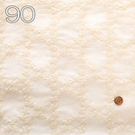 Cotton 60 Lawn Lace Fabric Flower - Circle - nomura tailor