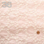 Cotton 60 Lawn Lace Fabric Flower - Circle - nomura tailor
