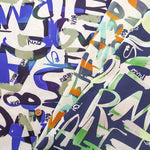 W Mercerized Cotton Jersey Knit Printed Fabric - Art - nomura tailor