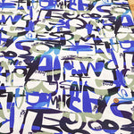 W Mercerized Cotton Jersey Knit Printed Fabric - Art - nomura tailor