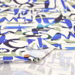 W Mercerized Cotton Jersey Knit Printed Fabric - Art - nomura tailor