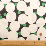 W Mercerized Cotton Jersey Knit Printed Fabric - Dots - nomura tailor