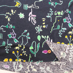 Cotton 30SZ Jersey Knit Printed Fabric [Cellulose Blend] - Flower - nomura tailor