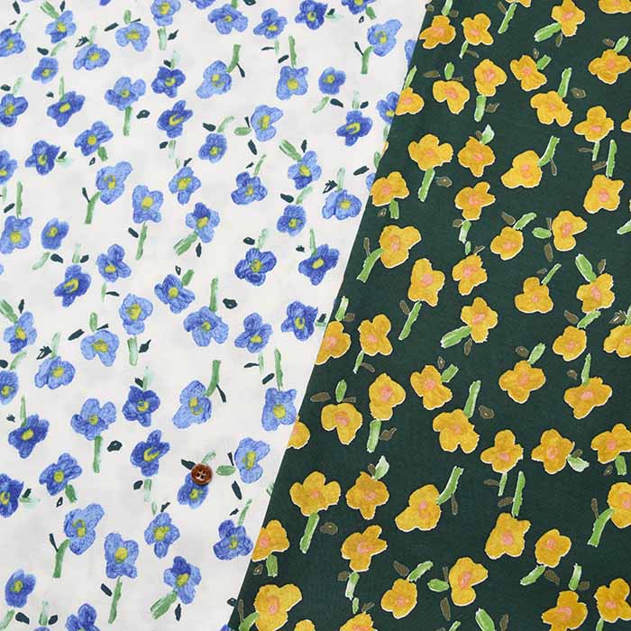 Cotton 66SZ jersey printed fabric Flower - nomura tailor