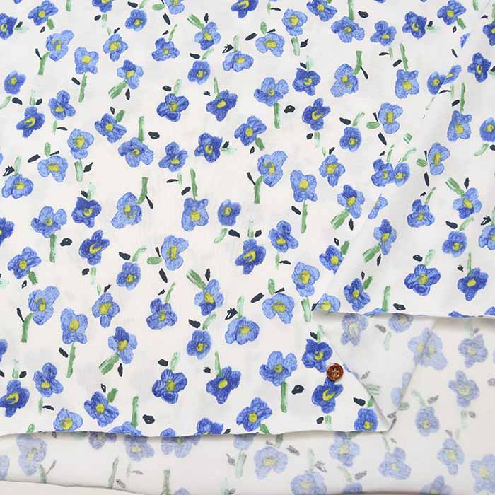 Cotton 66SZ jersey printed fabric Flower - nomura tailor