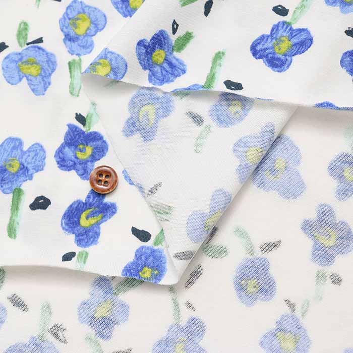 Cotton 66SZ jersey printed fabric Flower - nomura tailor