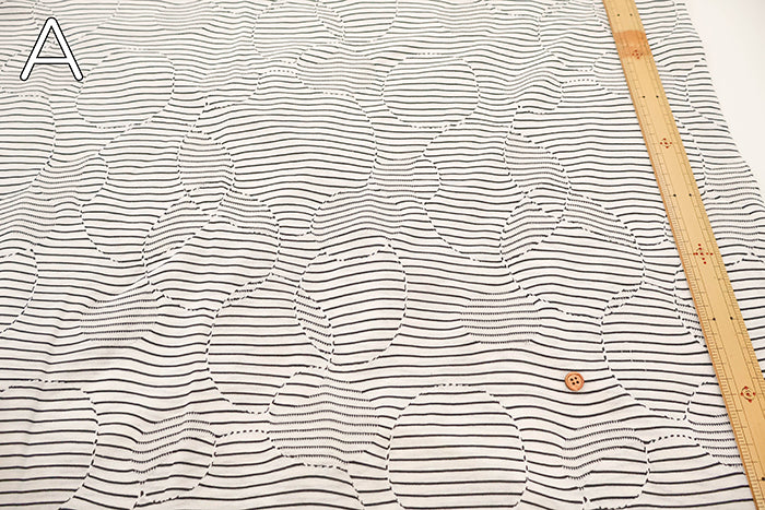 T/C Jacquard Knit Fabric - Zigzag - nomura tailor