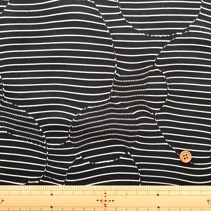 T/C Jacquard Knit Fabric - Zigzag - nomura tailor