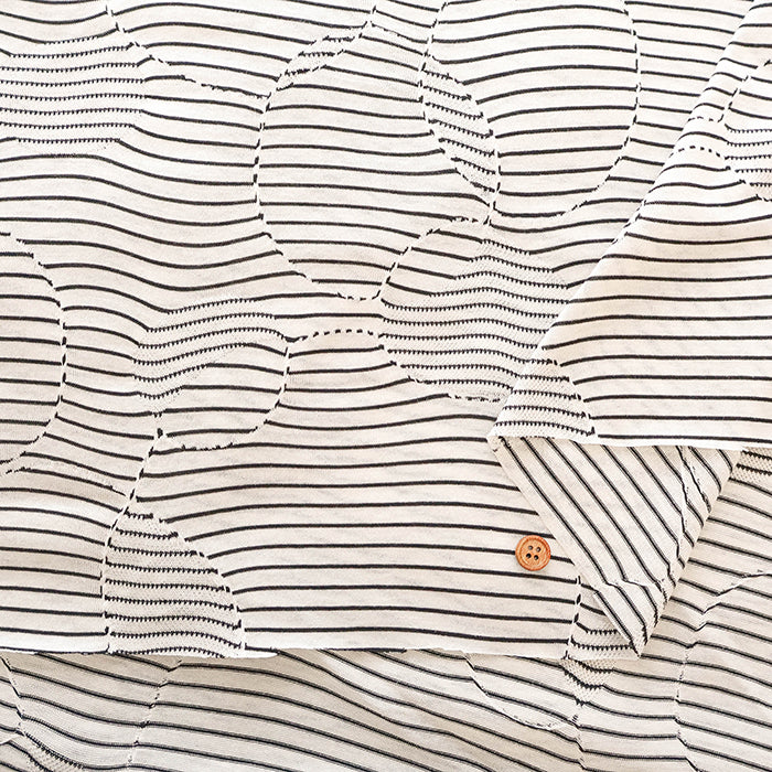 T/C Jacquard Knit Fabric - Zigzag - nomura tailor