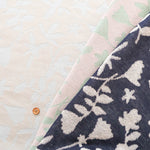 Double-Sided Jacquard Knit Fabric - Flower - nomura tailor