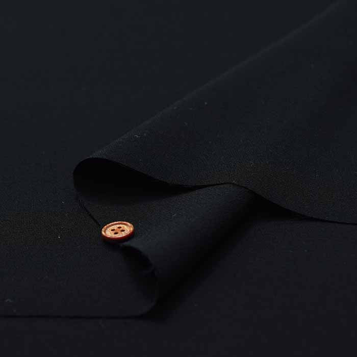 Stretch silk double weave fabric Solid colour - nomura tailor