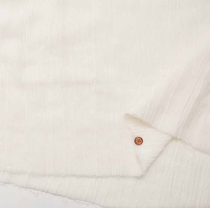 Silk cotton triple weave fabric Solid colour - nomura tailor