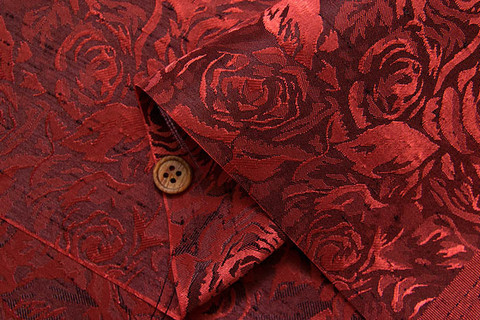 Cathedral santan fabric rose - nomura tailor