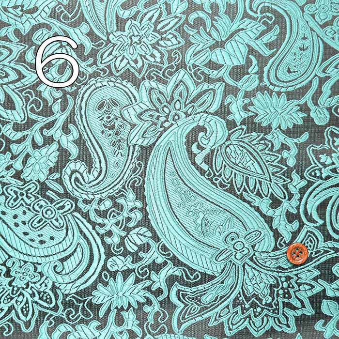 Polyester Jacquard fabric Paisley - nomura tailor