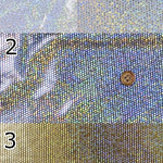 Stretch fabric hologram dot plain - nomura tailor