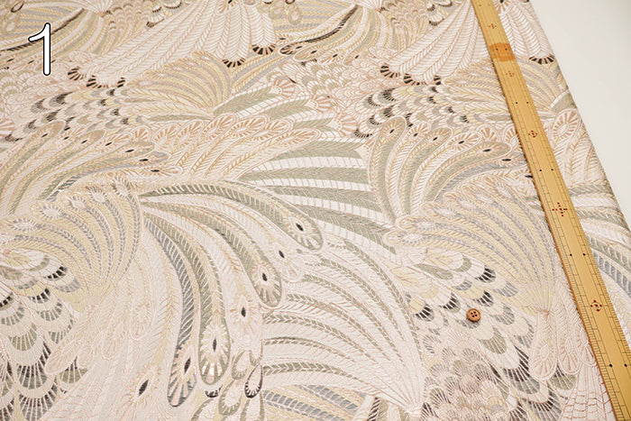 Polyester Jacquard Fabric - Phoenix Dance - nomura tailor