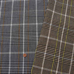 Linen rayon stretch check - nomura tailor