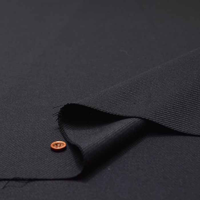 Polyester Stretch Saxony Fabric Plain - nomura tailor