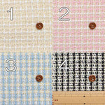 Polyester fancy tweed fabric - nomura tailor