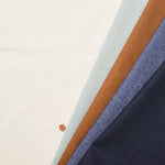 Estelle blend linen stretch fabric Solid - nomura tailor