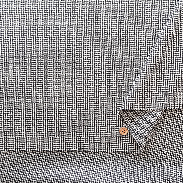 Dialuce Light Saxony Fabric - Houndstooth - nomura tailor