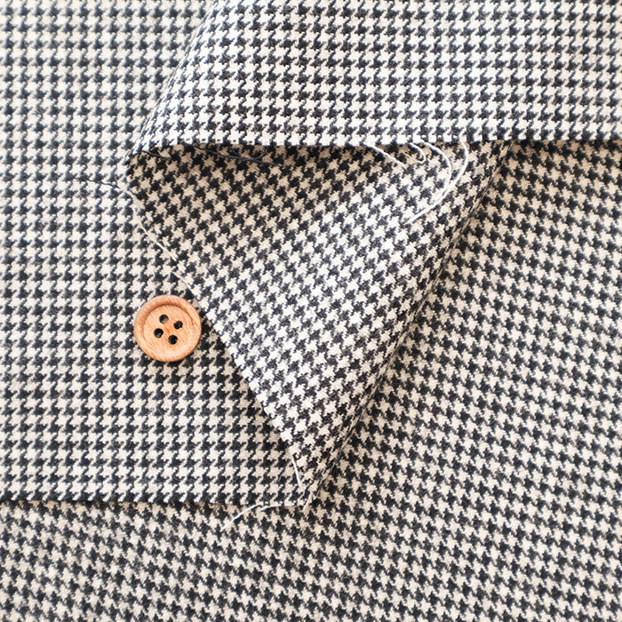 Dialuce Light Saxony Fabric - Houndstooth - nomura tailor