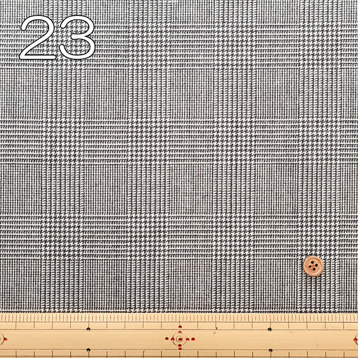 Dialuce Light Saxony fabric - Glen Check - nomura tailor