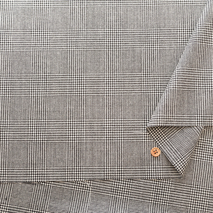 Dialuce Light Saxony fabric - Glen Check - nomura tailor