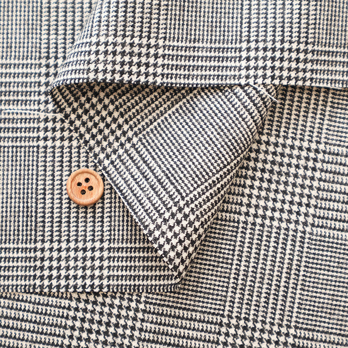 Dialuce Light Saxony fabric - Glen Check - nomura tailor