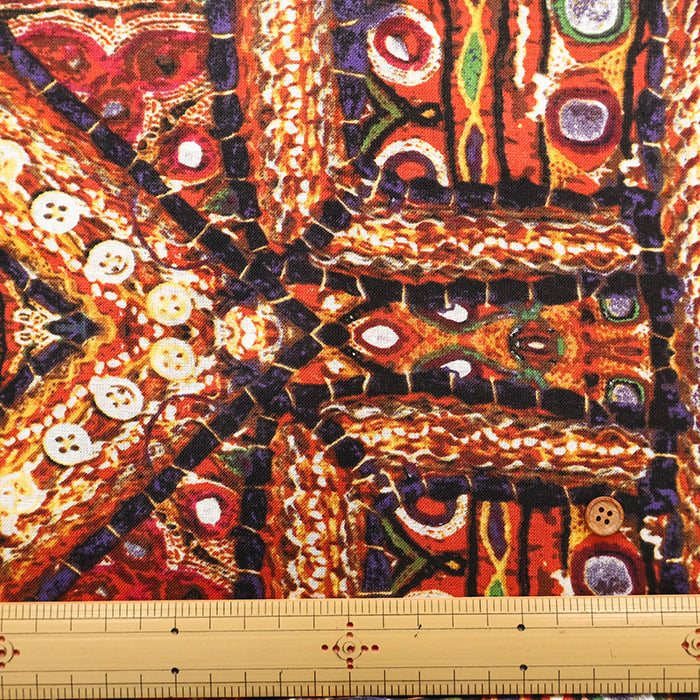 Made in China Linen Printed Fabric - Ethnic - nomura tailor