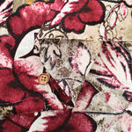 Made in China Linen Printed Fabric - Flower - nomura tailor