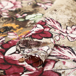 Made in China Linen Printed Fabric - Flower - nomura tailor