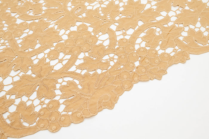 Polyester Cord Lace - Berry - nomura tailor