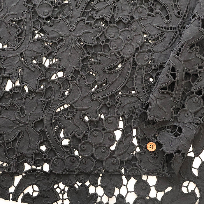 Polyester Cord Lace - Berry - nomura tailor
