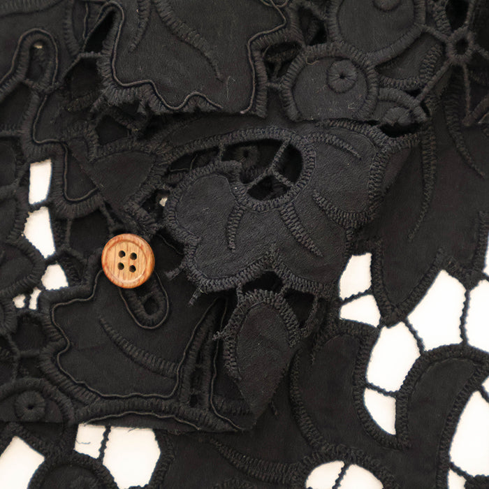 Polyester Cord Lace - Berry - nomura tailor
