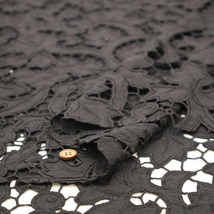 Polyester Cord Lace - Berry - nomura tailor