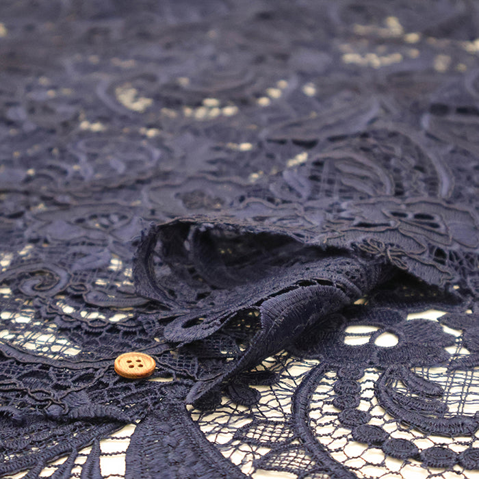 Polyester Cord Lace - Flower - nomura tailor