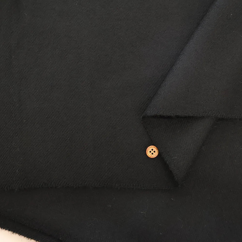 Wool Saxony Fabric - Plain - nomura tailor