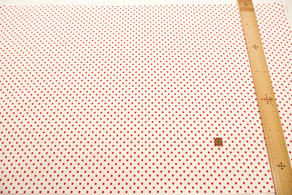 Cotton Broad Printed Fabric - Dot - nomura tailor