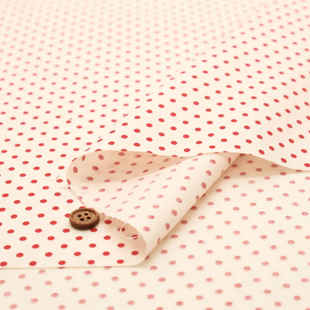 Cotton Broad Printed Fabric - Dot - nomura tailor