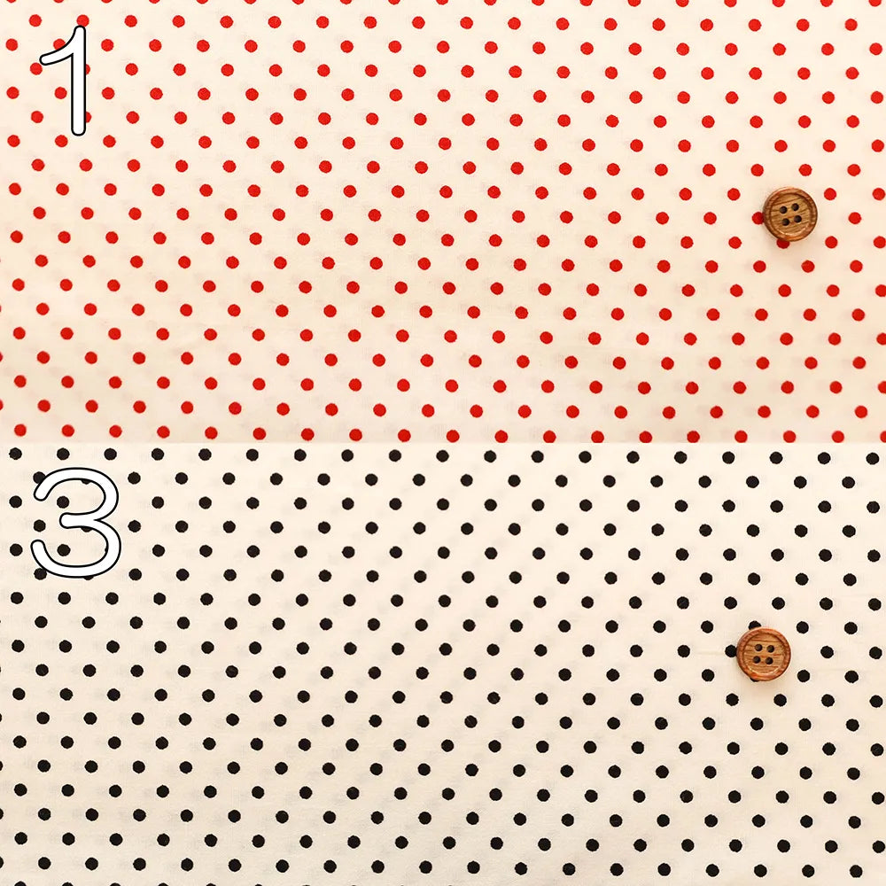 Cotton Broad Printed Fabric - Dot - nomura tailor